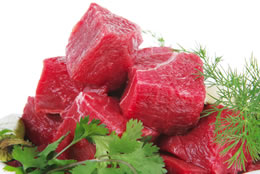 Frisches Rindfleisch aus dem Hofladen im Ennstal, Steiermark
